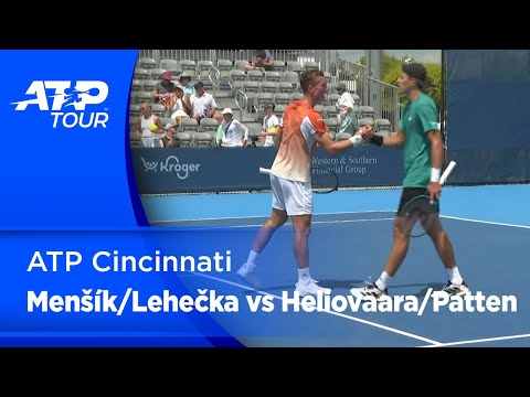 ATP Cincinnati: J. MenĆĄĂk (CZE) / J. LeheÄka (CZE) vs. H. Heliovaara (FIN) / H. Patten (GBR)