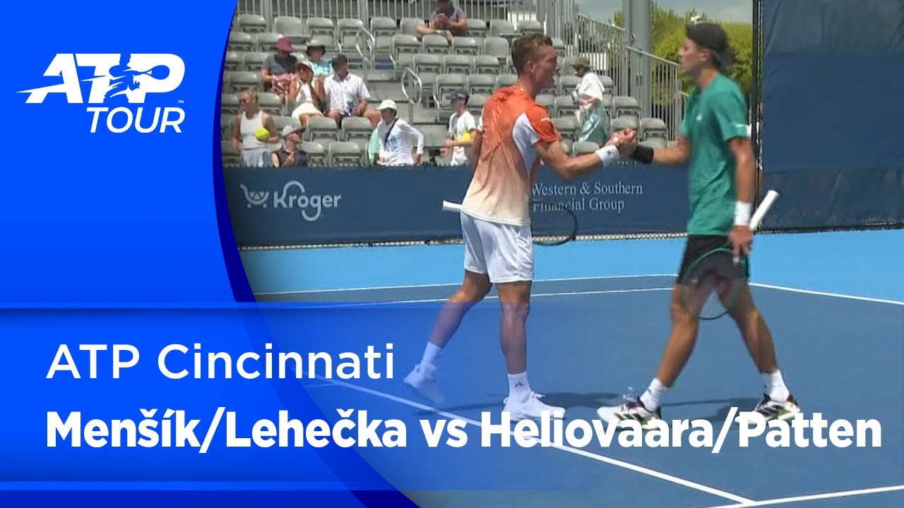 ATP Cincinnati: Menšík & Lehečka Advance in Doubles & Singles 🚀