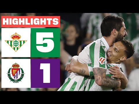 REAL BETIS 5 - 1 REAL VALLADOLID CF I RESUMEN LALIGA EA SPORTS