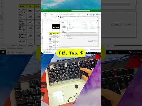 Save as PDF in Seconds! Keyboard Shortcut for Excel & Word You Need to Know#ExcelTips #WordTips #PDF