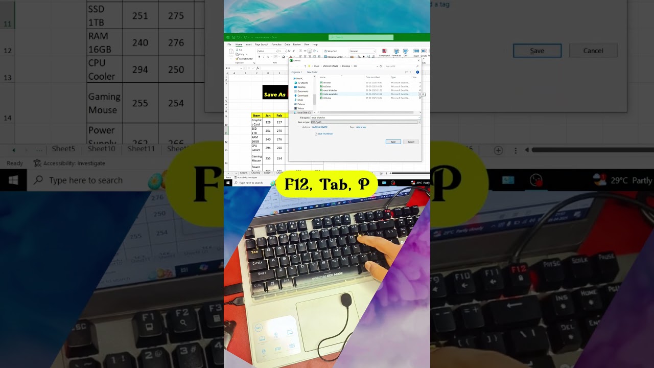 Quickly Save as PDF in Seconds: Essential Keyboard Shortcuts for Excel & Word