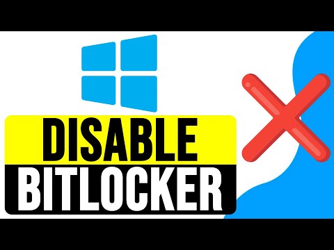 How to DISABLE or TURN OFF BITLOCKER in WINDOWS 11 2024 | Disable Bitlocker in BIOS