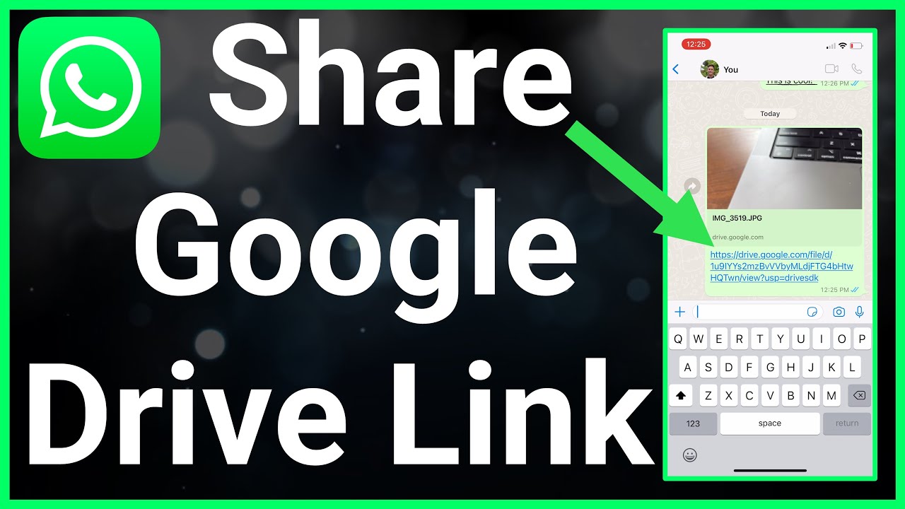 How To Share Google Drive Link On WhatsApp