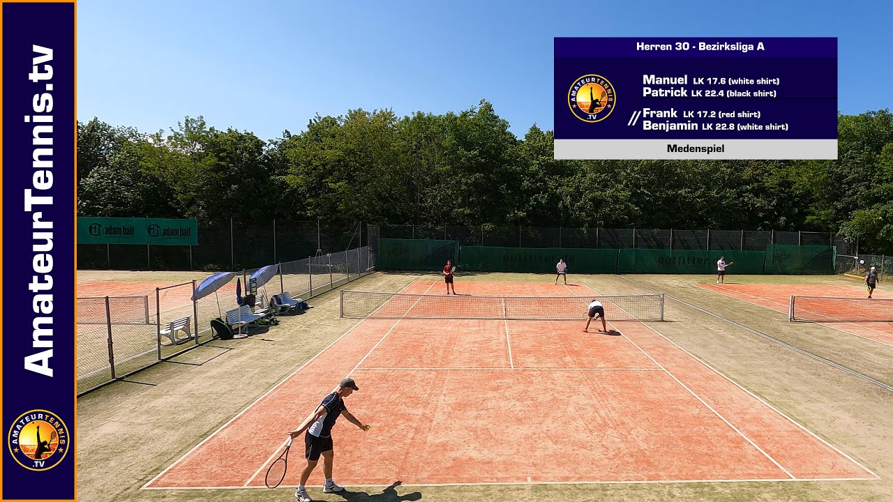 Exciting Amateur Tennis Doubles Match | LK 17.2/24.2 vs. LK 17.6/22.4 🎾