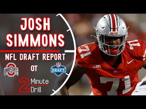 Sleeper OT1? | Josh Simmons NFL Draft Report & Scouting Profile