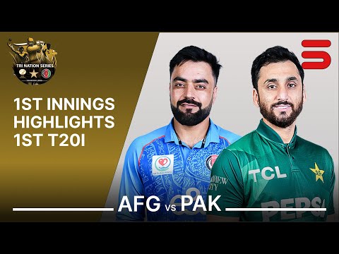 1st Innings Highlights | Afghanistan vs Pakistan | T20I Tri Nation Series 2025 | Match 1 | M3Q1K