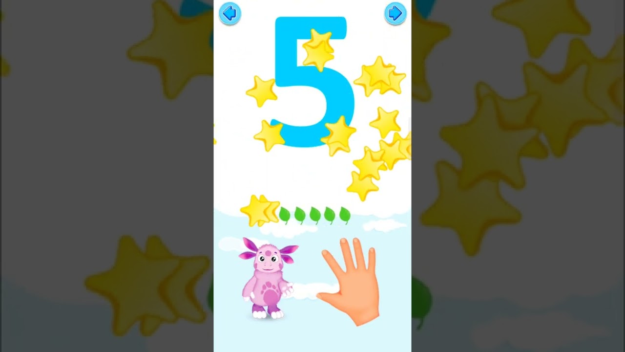 Лунтик учит цифры от 1 до 10 🧮