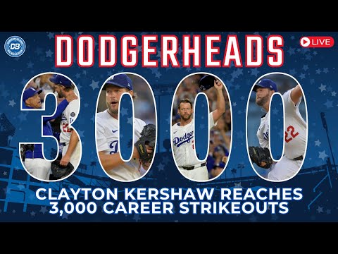 DodgerHeads: Clayton Kershaw becomes 1st Dodgers pitcher & 20th in MLB history to 3,000 strikeouts