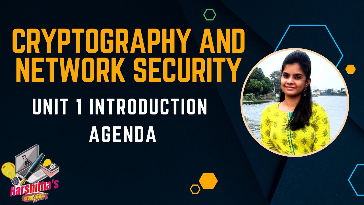 Cryptography & Network Security: Unit 1 Introduction & Key Topics 📚