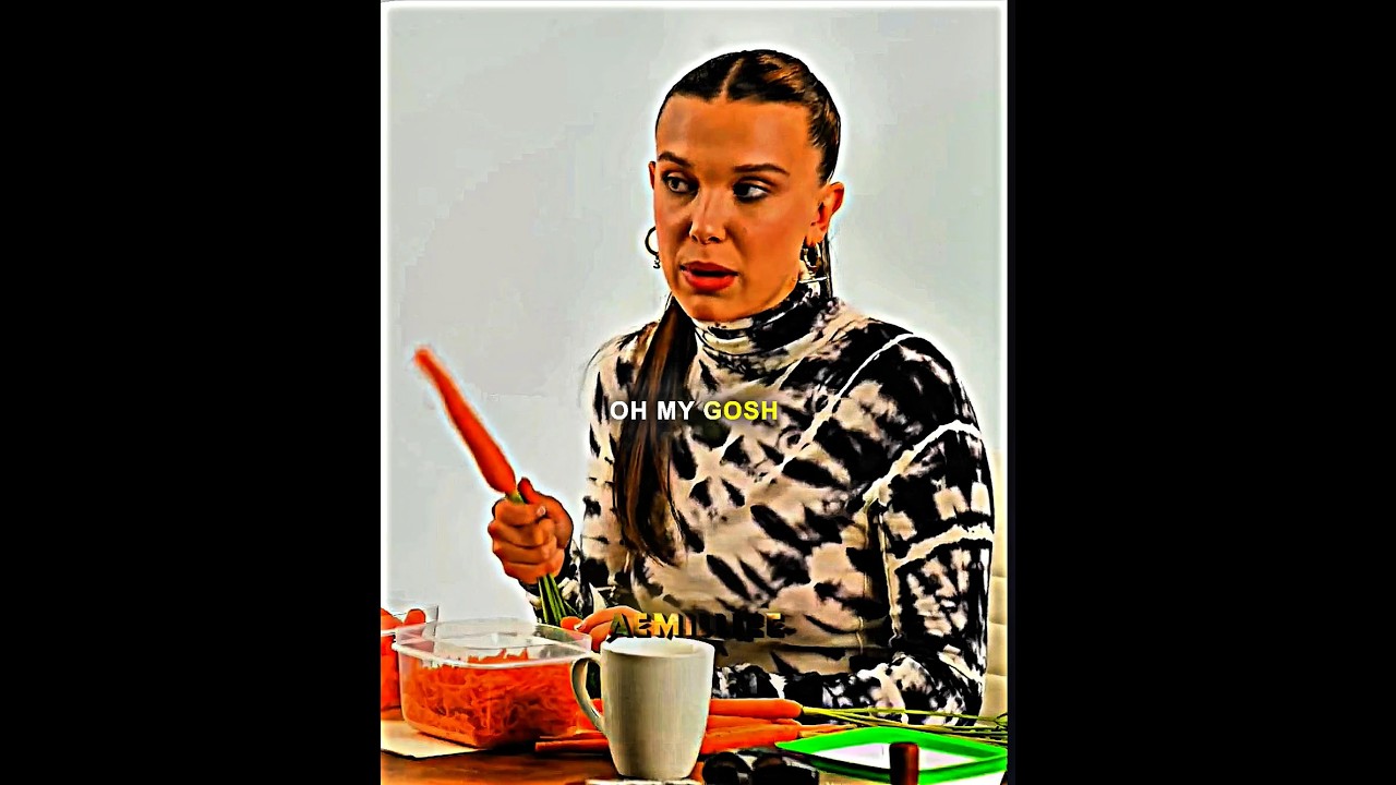 Millie Bobby Brown's Quirky Love for Carrots 🥕 | Fun Celebrity Edit