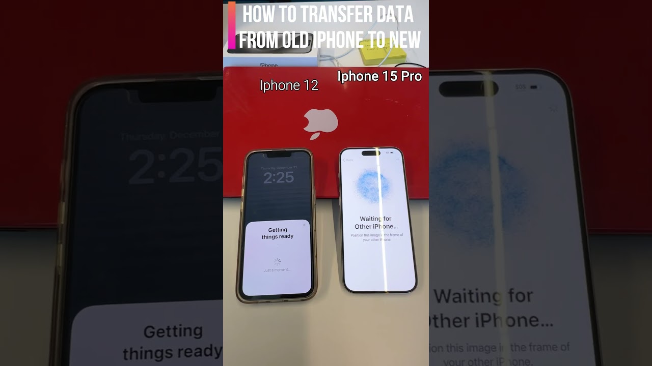 Transfer Data from Old iPhone to New 📱