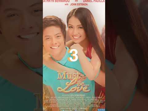 Top 6 KathNiel Movies ๐#Filipino Actors #kathryn bernardo #daniel padilla
