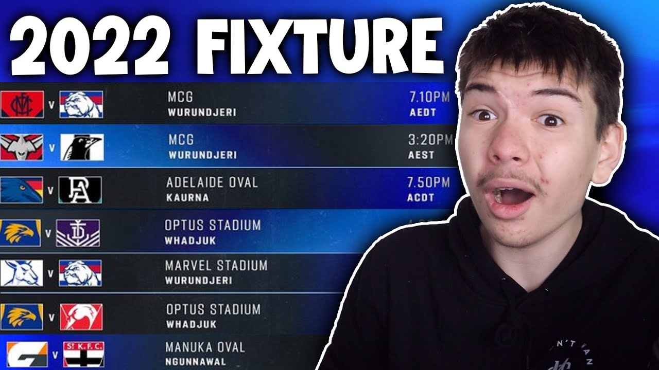 *NEW* 2022 AFL SEASON FULL FIXTURE REVEALED
