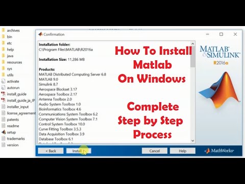 How To Install MATLAB Software On Windows 10 / Win 7 / Win 8  Step By Step Process