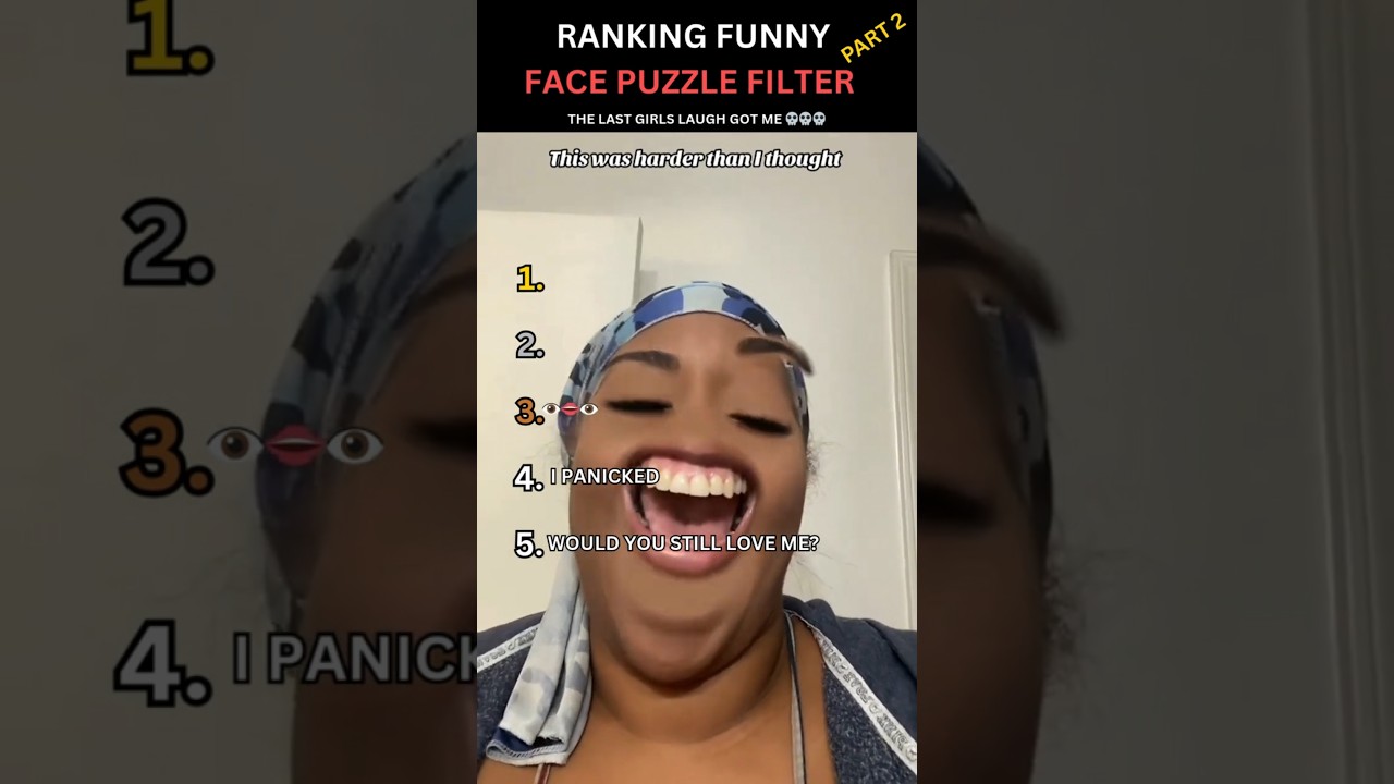 Funny Face Puzzle Filter Fails Part 2 π