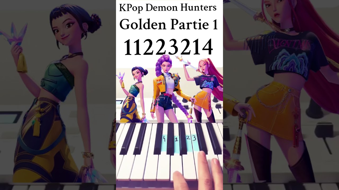 Joue Golden de KPop Demon Hunters au piano 🎹