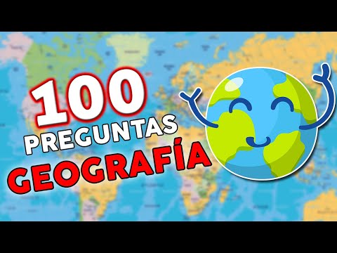 100 Preguntas de GEOGRAFÍA 🌎 | Con Opciones 😏
