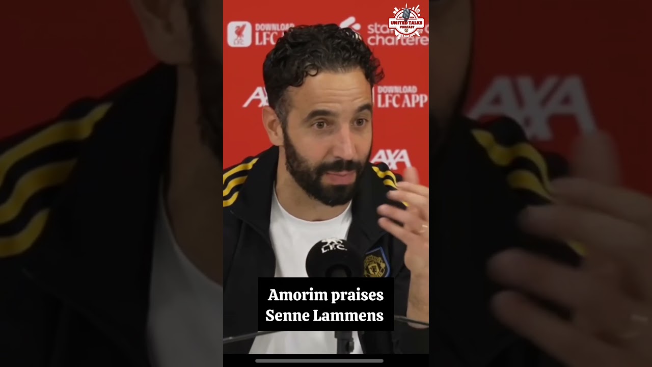 Ruben Amorim Celebrates Senne Lammens' Outstanding Performance vs Liverpool ⚽