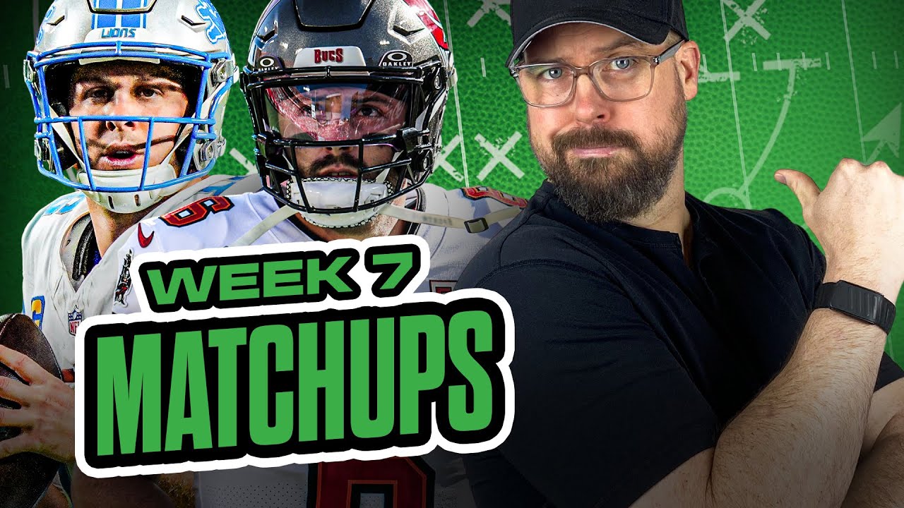 Week 7 Fantasy Football Lineup Tips & Must-See Matchups | Ep. 1827 🏈