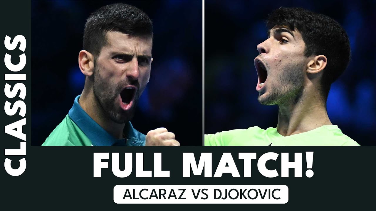 Alcaraz vs Djokovic at ATP Finals 2023 🎾