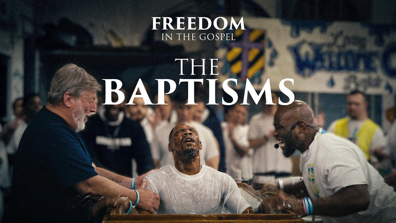 Baptisms of 19 Inmates | Freedom in the Gospel ✝️