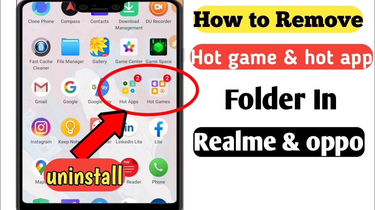 Remove Hot Apps & Games on Realme & Oppo π±