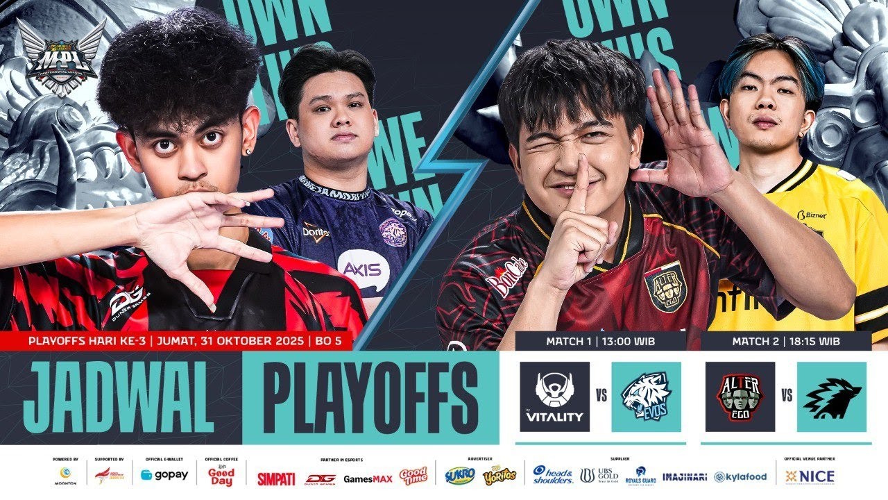 🔴 Live MPL ID S16 Playoffs Hari 3 | Siapa yang Lolos ke M7 World?