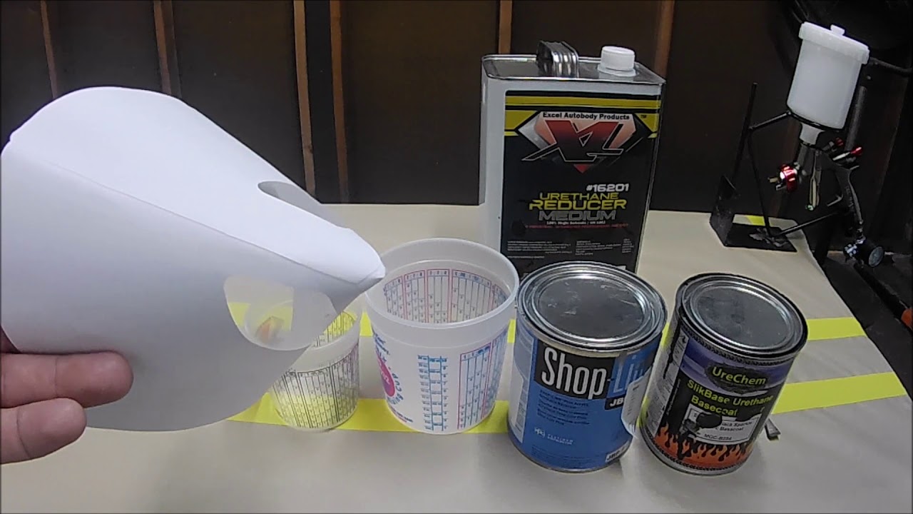 Mezclar pintura para autos: proporciones clave 🎨