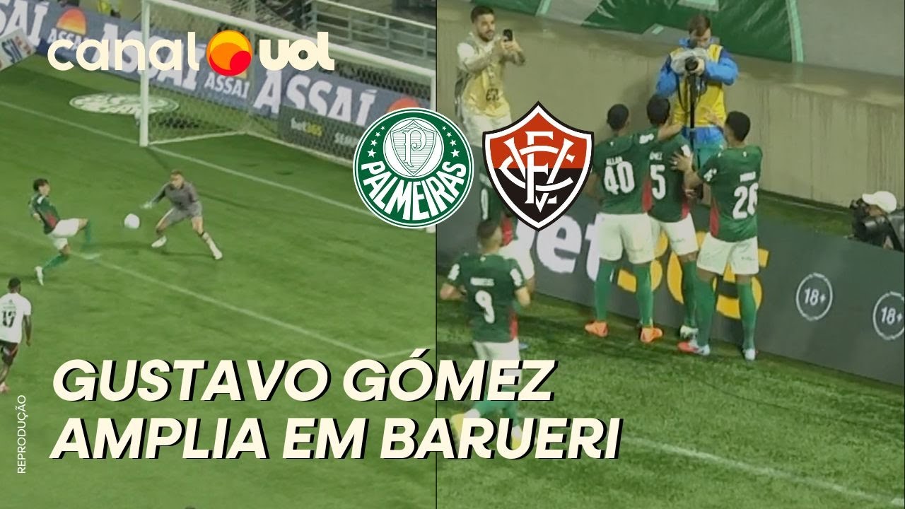 Palmeiras x Vitória: Gol de Gustavo Gómez em Barueri ⚽