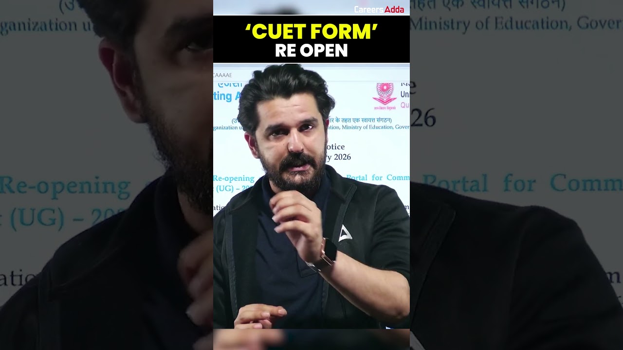 Big Breaking! CUET 2026 Form Reopen ๐ฑ | CUET Application Re-Open by NTA ๐ฅ#shorts