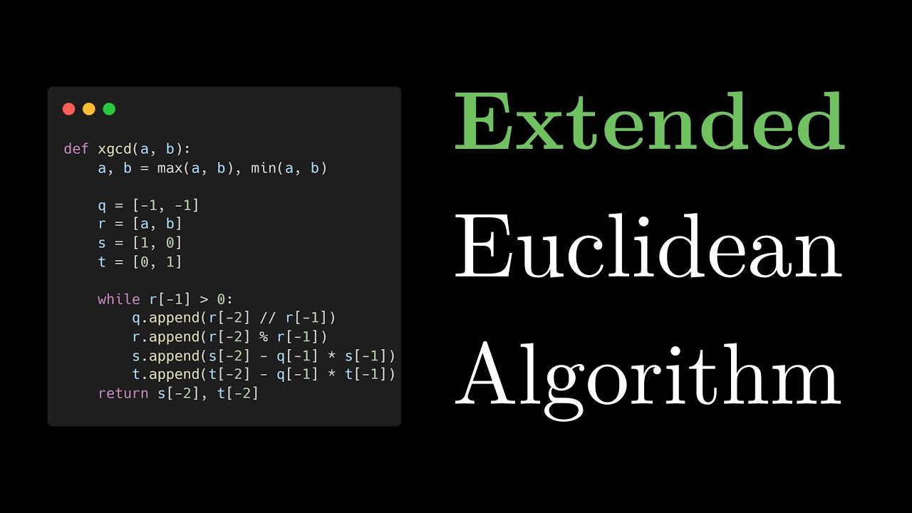 Master the Extended Euclidean Algorithm: GCD, Bezout's Theorem & Modular Inverses 🔢