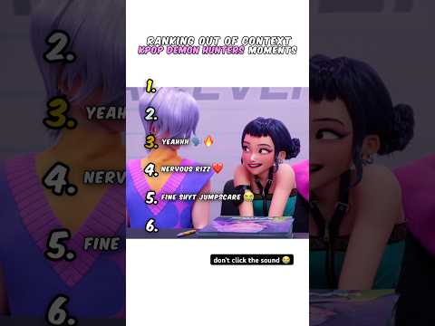 Ranking KPop Demon Hunter Moments 😭