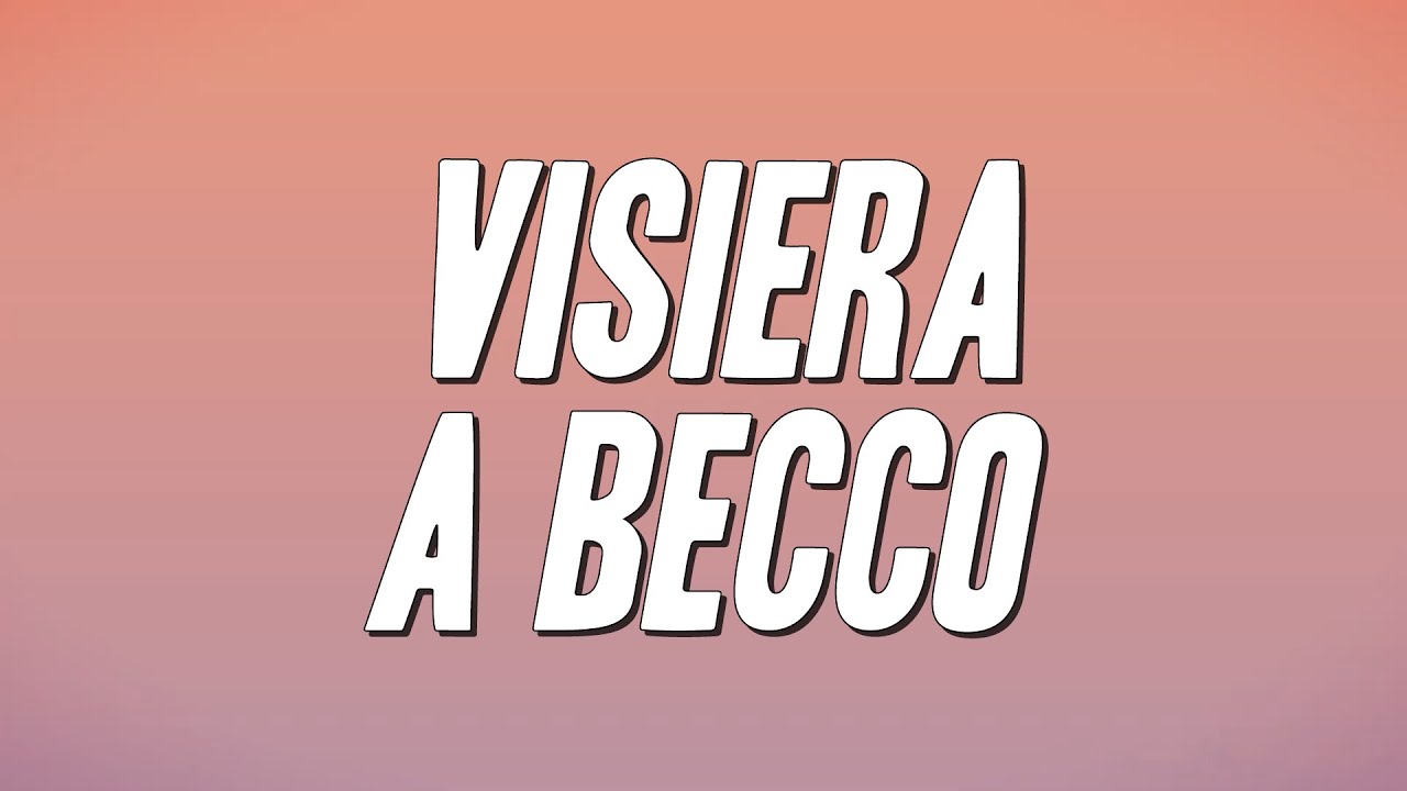 Sfera Ebbasta - Visiera A Becco (Testo)