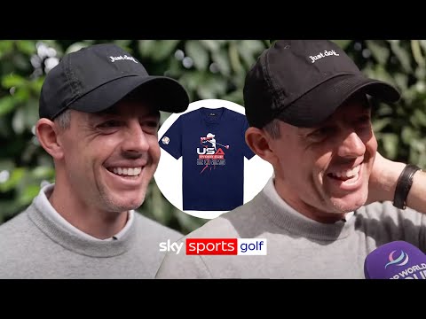 Rory McIlroy discusses Ryder Cup and Team USA shirt BLUNDER!
