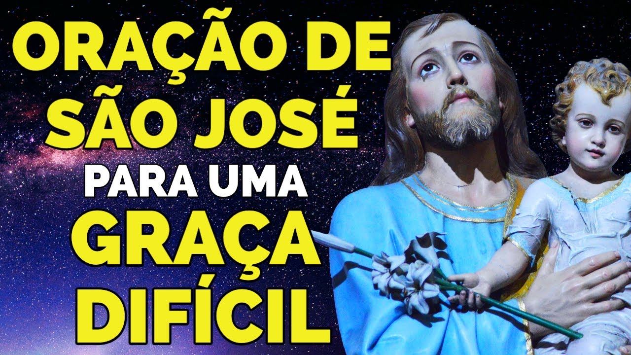 OUÇA DORMINDO ESTA ORAÇÃO A SÃO JOSÉ PARA ALCANÇAR UMA GRAÇA DIFÍCIL
