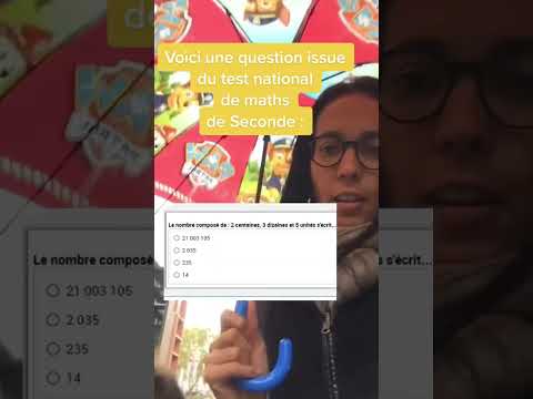 Ăvaluation nationale de mathĂ©matiques en Seconde : niveau CP ? #shorts #maths #prof #mathĂ©matiques