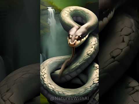 Nature 🌍 #nature #wonders #AI #realism #explore#gaintsnakes #artmovement #snake#animation #artstyle