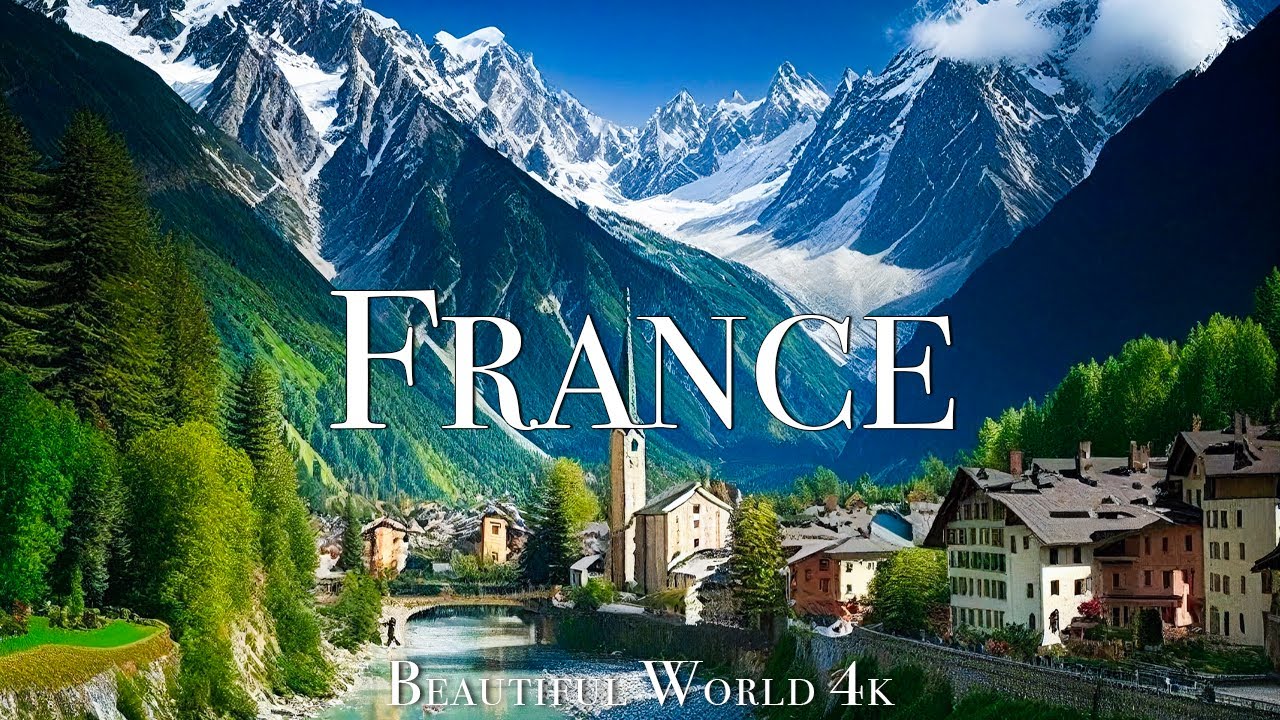 France 4K Drone Nature & Relaxing Piano Music 🌿