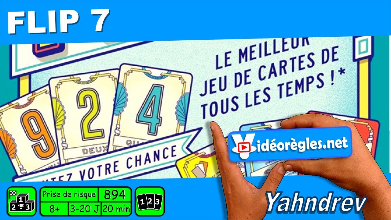 Flip 7 4K Video Rules by Yahndrev 🎲