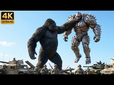 King Kong Joins Humanity to Fight Alien Invasion 🦍