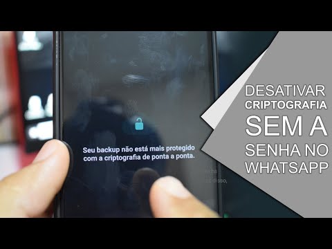 Como desativar CRIPTOGRAFIA de BACKUP no WHATSAPP (SEM A SENHA)