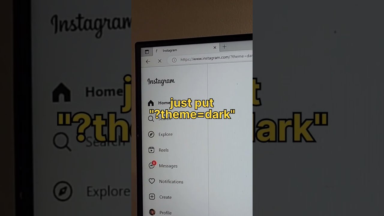 Enable Dark Mode on Instagram PC 🌙