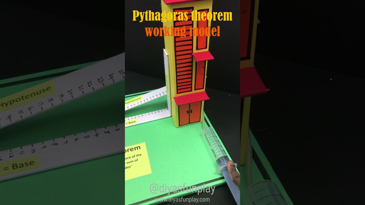 Easy Pythagoras Theorem Model | Fun Maths DIY 📐