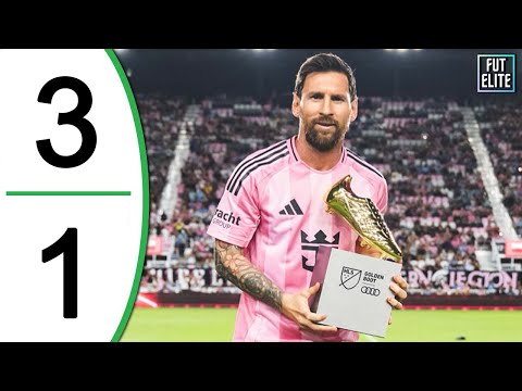Lionel Messi Goal - Inter Miami vs Nashville 3-1 Extended Highlights & Goals 2025