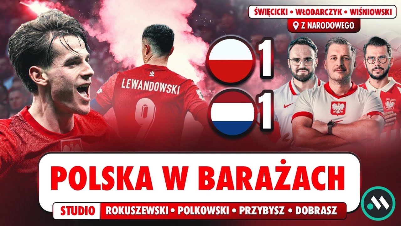Polska - Holandia 1:1: Emocje, Skandal i Decydująca Walka na Narodowym! 🇵🇱🇳🇱