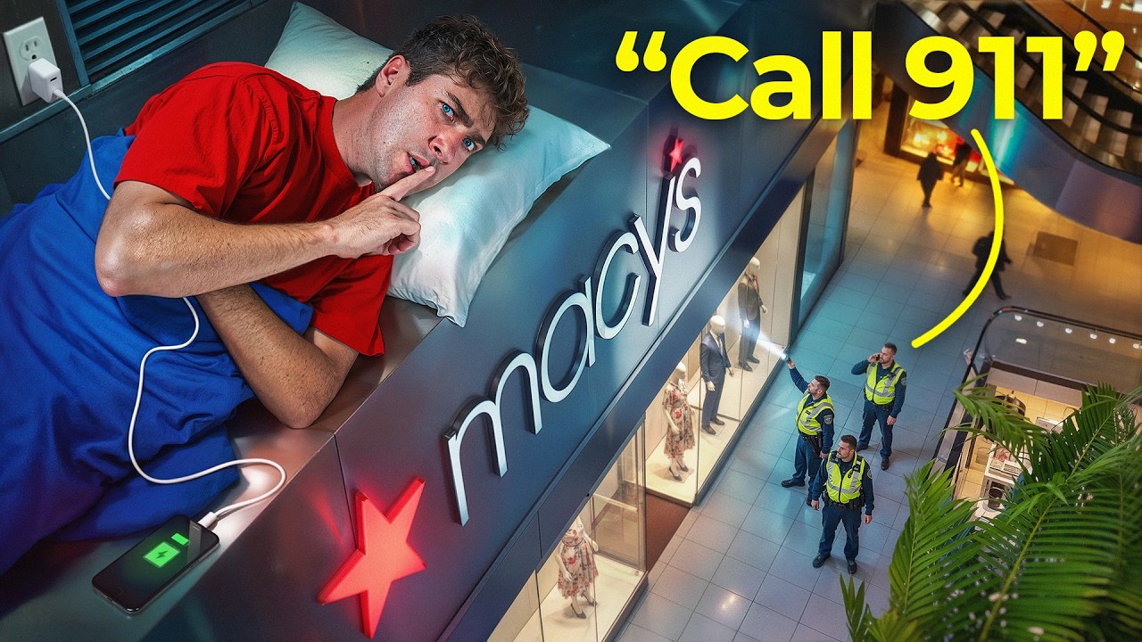 How Long Can You Live Secretly in a Mall? 🏬