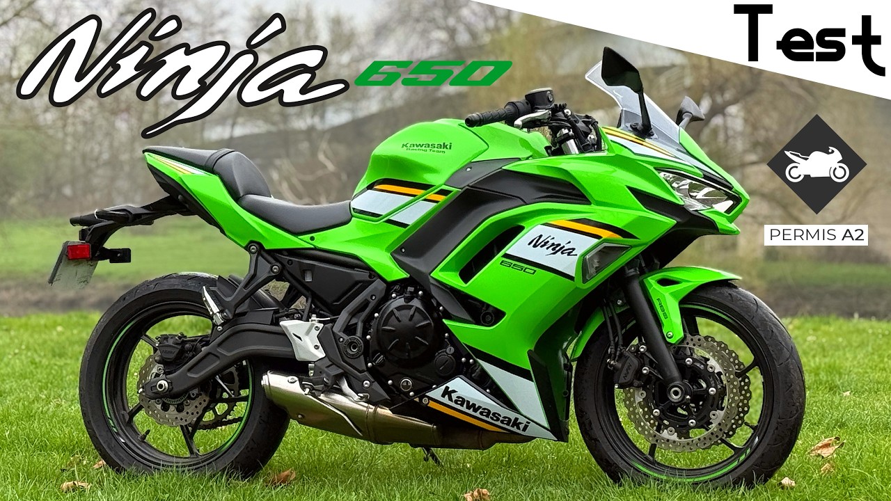 "Test" La sportive préférée des femmes en A2 🥷 "Kawasaki Ninja 650 de 2025"