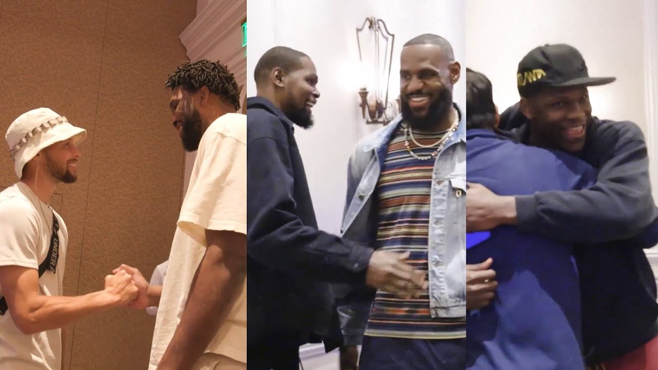Team USA Basketball Players Embrace at Training Camp Ahead of Paris 2024 Olympics