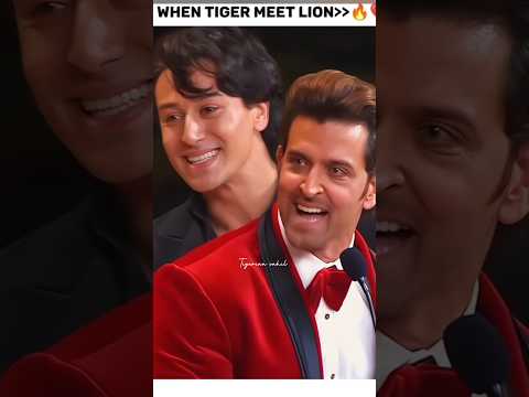 Tiger Shroff hrithik roshan together 😱🔥
