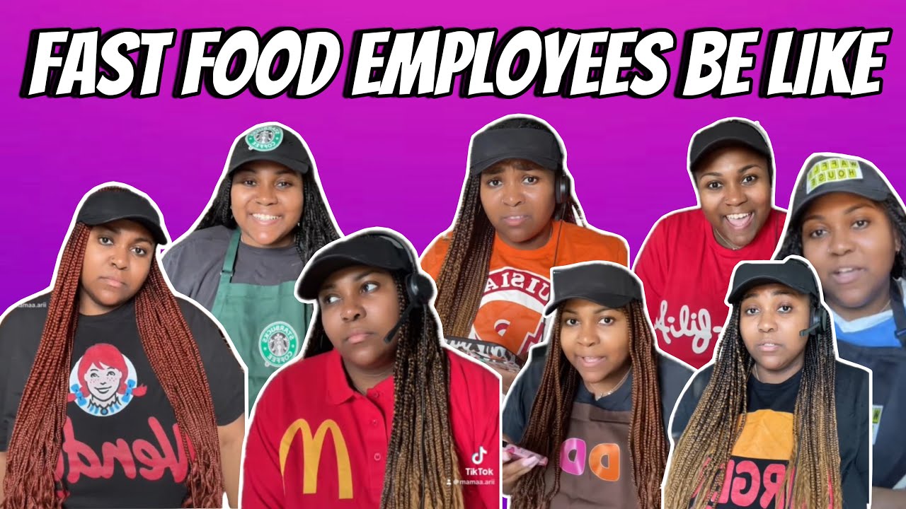 Fast Food Employees Be Like 😂 | Mamaa.arii Compilation